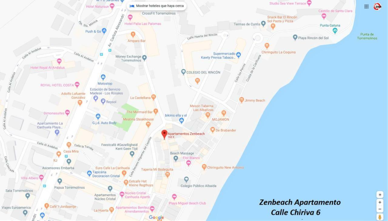 Zenbeach 1A Playa Carihuela Torremolinos Dış mekan fotoğraf